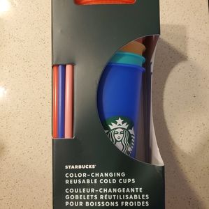 Starbucks reusable color changing cold cups
